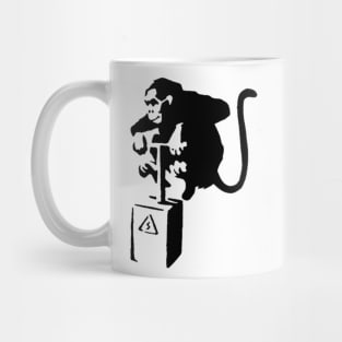 Monkey Detonate Stencil Mug